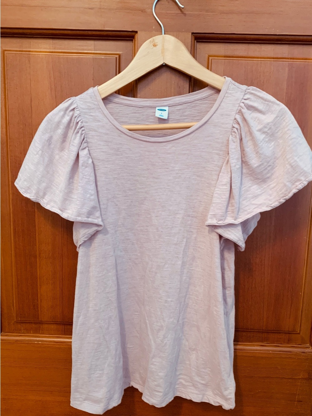 Pink Ruffle Cap Sleeve Top, Blouse Sz S , Old Navy , 100% Cotton
Excellent